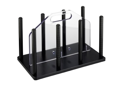 ProRax Black - 3 x 2 Petri Plate Rack (6 x 11 plates)