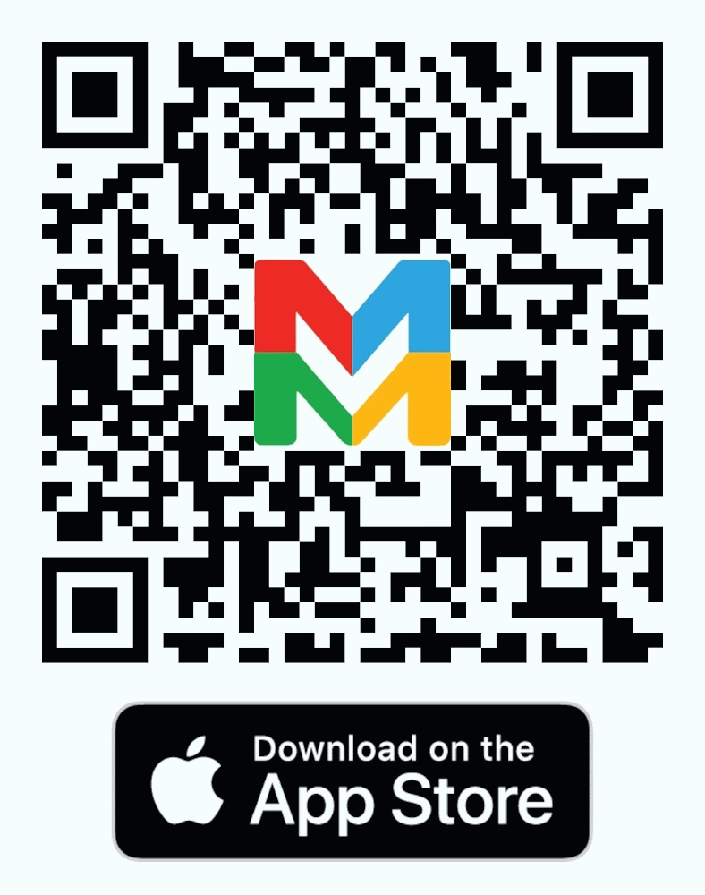 Scan to install on iPhone — Apple App Store