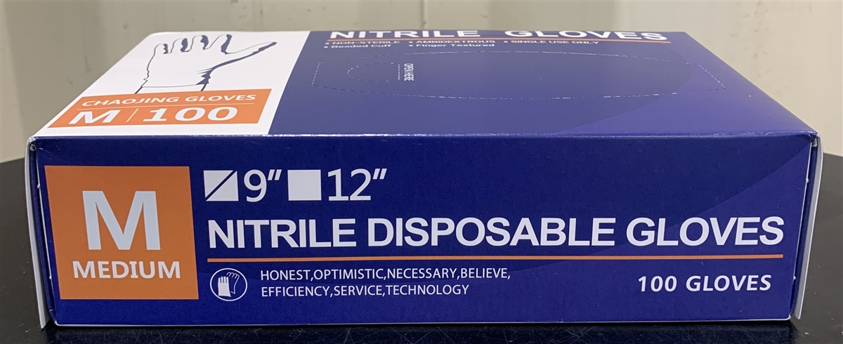Pro-Lab Nitrile Exam Gloves PLG100 — powder-free nitrile examination gloves, 100 per box
